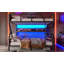 Lit superposé double au-dessus de double, lit superposé en métal avec tablettes de rangement et lumières-1526033056