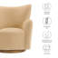 Fauteuil d'appoint pivotant en sherpa à oreilles Montrose-108579760