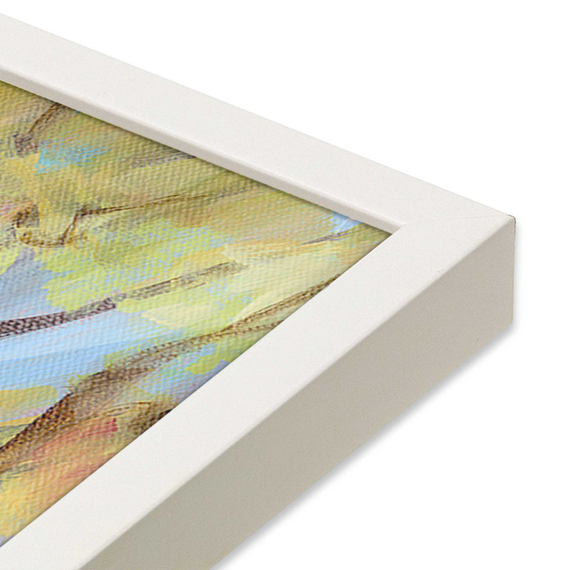 Tranquil Autumn Passage, reproduction encadrée, H 17 po x l 13 po, Opaque White Open Corner Framed