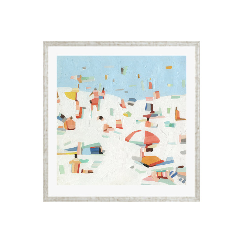Summer Confetti III by Emma Scarvey, Pattern Silver, 30"H x 30"W