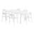 6-Person Outdoor Rectangular Dining Set-124927504