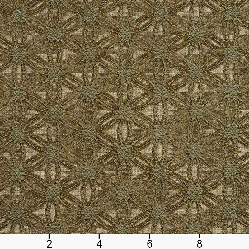 Tissu floral matelassé, Vert 4