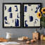 «Fragment Abstraction I», ensemble de 2 peintures sur toile encadrées-1122712508-1122712506