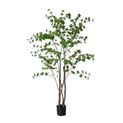 Arbre à feuillage artificiel en pot