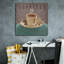 Art mural sur toile Winston Porter «Coffee And Co 3 Teal and Gray» par Janelle Penner-221156530