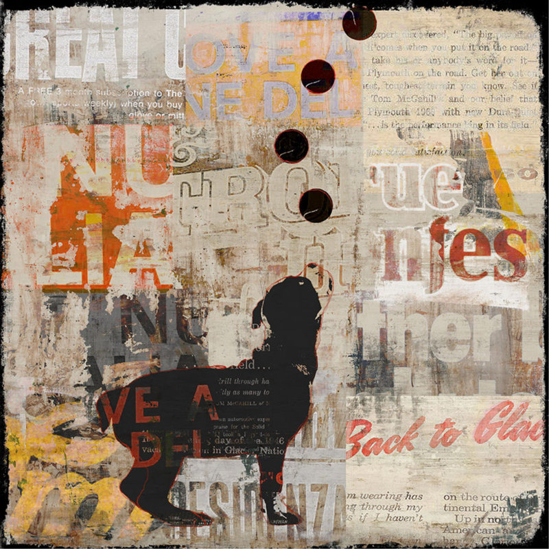 Sofia Fox " Trix II " by Sofia Fox, 24" H x 24" W x 1.5" D, Outdoor