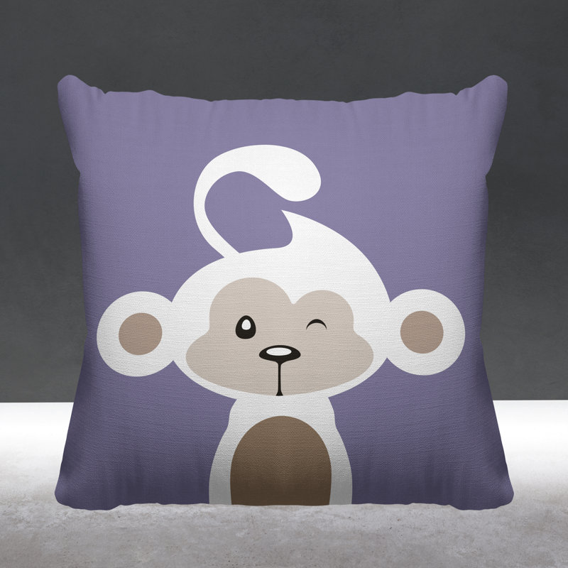 Coussin intérieur Ollie, 15 po x 15 po, Iris, Carré