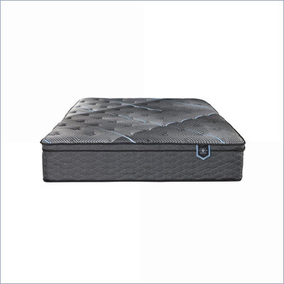 Mattresses, Restonic 14" Euro Top Plush Cooling Mattress, California King | Foam | Black