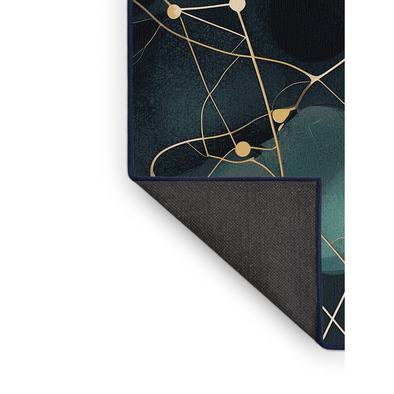 Gravity Trails Rug, Square 4'