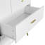 Commode 7 tiroirs, grande commode, armoire d'appoint