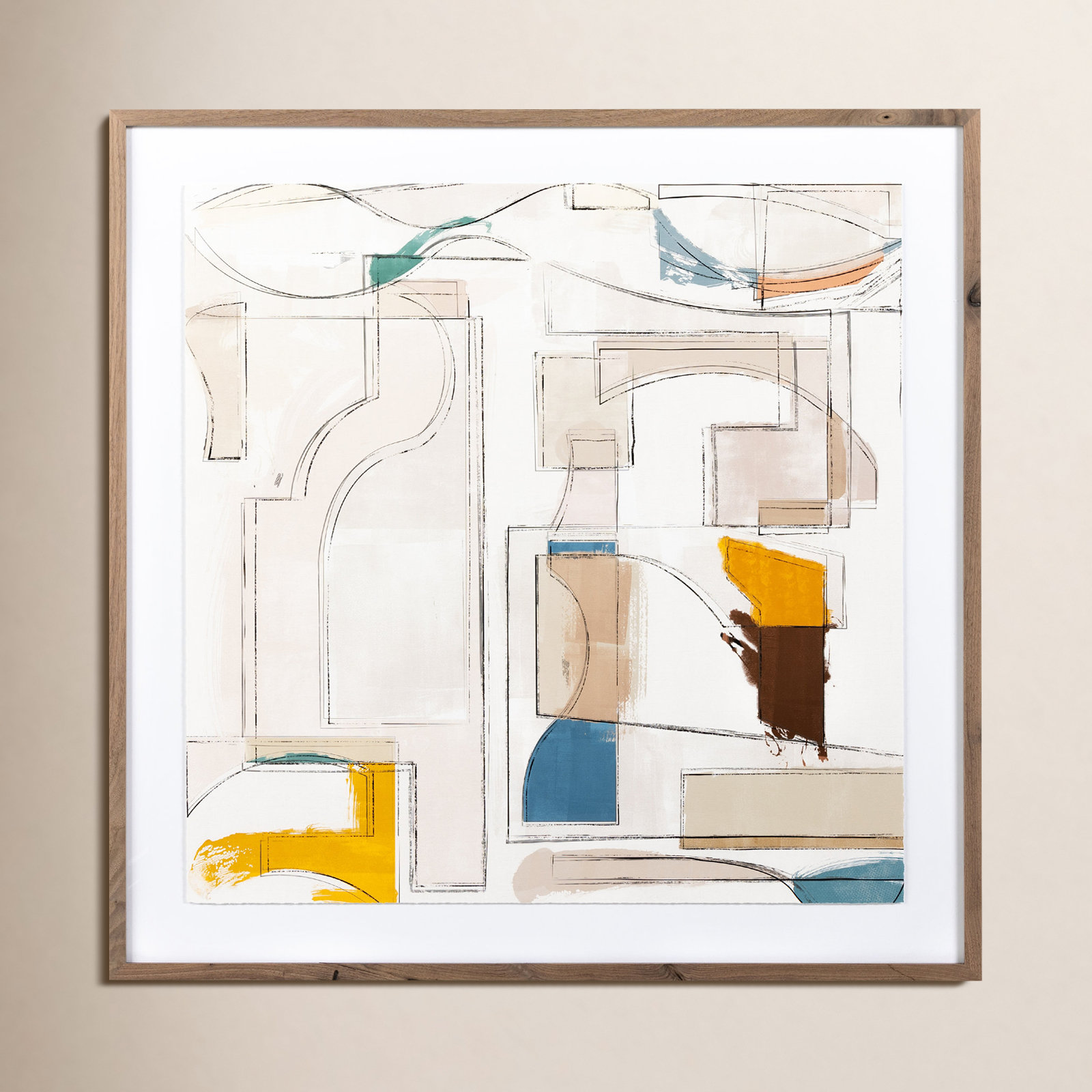 Boyd "Midst VI" Print by Coup D'Esprit, 32" H x 32" W x 2.5" D
