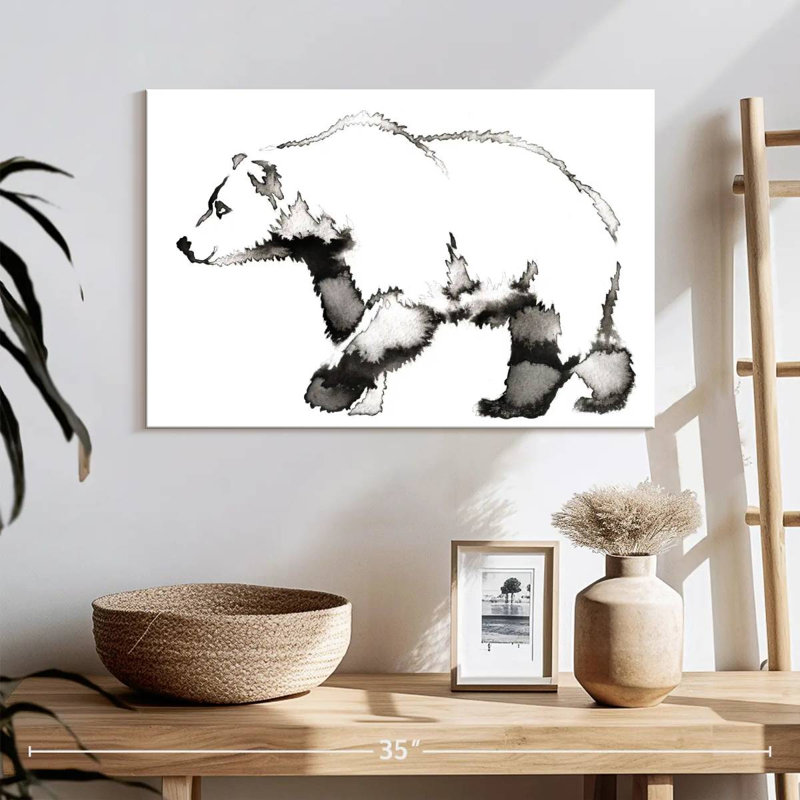 White Bear, 16" H x 24" W