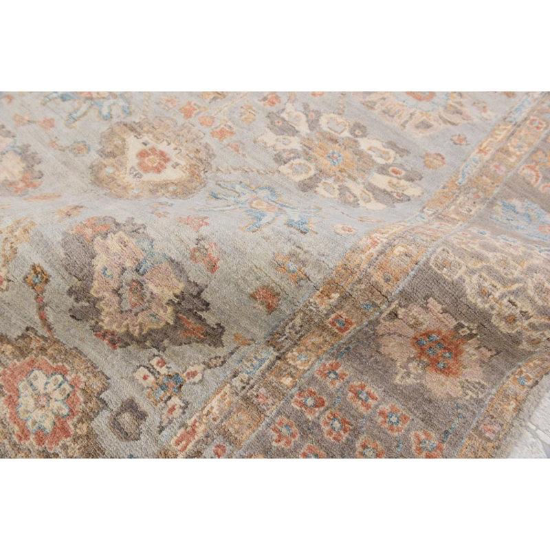 Transitional Hand Knotted Wool Oriental Area Rug