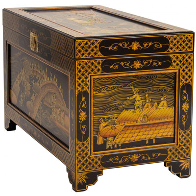 Black Lacquer Trunk - Ching Ming