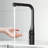 Jewel Touchless Sensor 15 in. Single Handle Pull-Out Kitchen Faucet-105253883