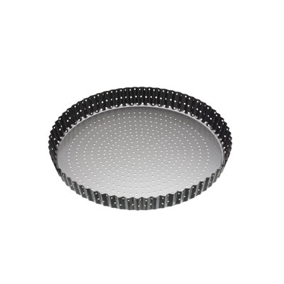 MasterClass Crusty Bake 28cm Non-Stick Fluted Round Flan / Quiche Tin