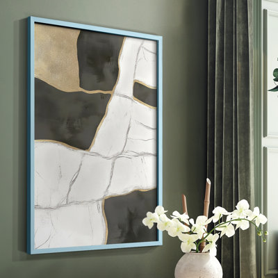 "Abstract", reproduction encadrée prête à être suspendue