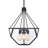 Zamia 3 - Light Geometric Chandelier