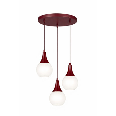 - Light Burgundy Pendant