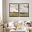 «Gentle Hills and Distant Storm Tranquil Pastoral Nature Wilderness Illustration Decor Scenic», 2 pièces-98249554-98249556