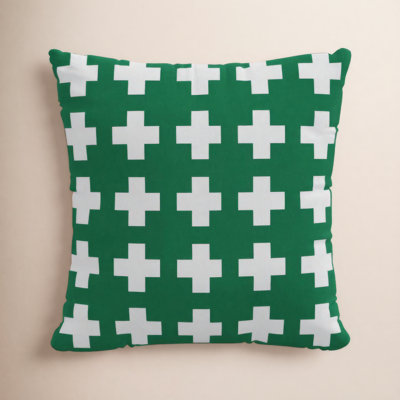 Dema Geometric Indoor/Outdoor Throw Pillow