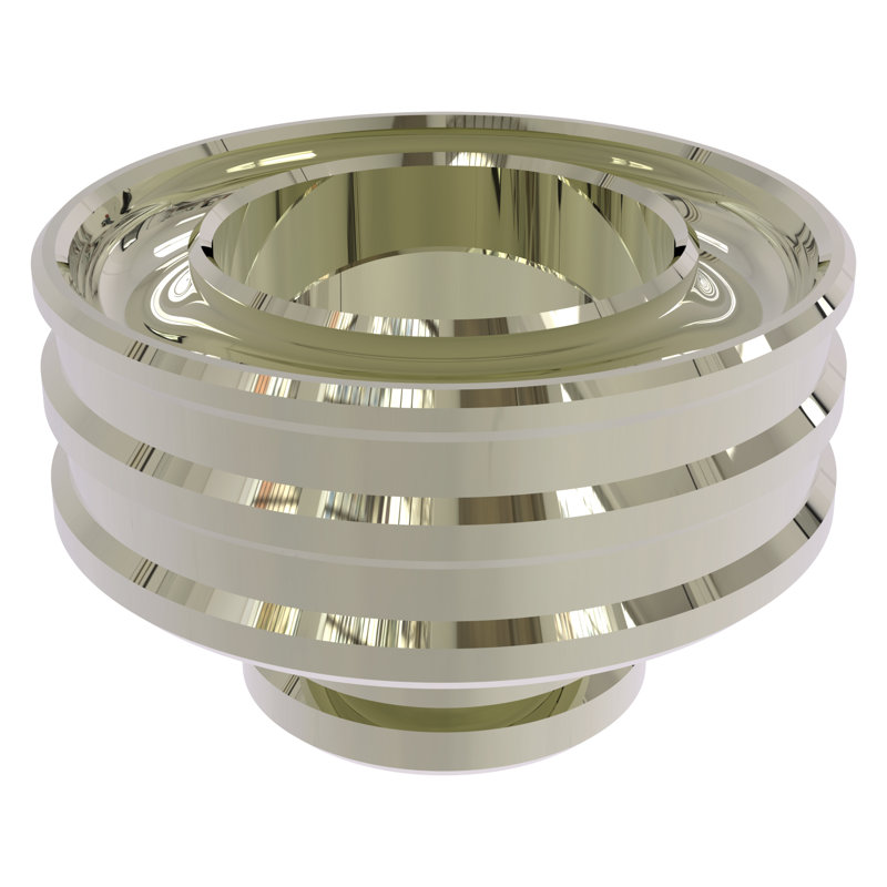 Photophore en laiton 1,75 po, Nickel poli
