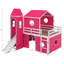 Lit mezzanine double avec tour-1181027167