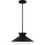 Morganza 1-Light Matte Black Pendant Light