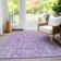Everlee Flatweave Washable Ikat Indoor / Outdoor Rug