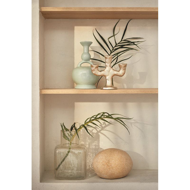 Vase de table en verre Kinetic Lines