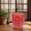 Tabouret de fruit de dragon surdimensionné 13,4 po en résine, table d'appoint polyvalente et support à plante, mobilier décoratif pour la maison, le jardin, le patio, l'intérieur et l'extérieur