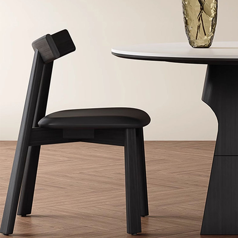 Modern simple family dining table sets, 29.5" H x 53.1" L x 53.1" W