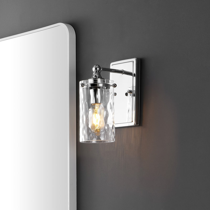 Applique murale en fer Tymvou, Chrome
