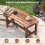 Solid Wood Outdoor Bench