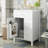 24-Inch Bathroom Vanity With Ceramic Sink, 1 Soft Close Door, 2 Soft Close Drawers, And Double Storage Racks On The Door-744220180