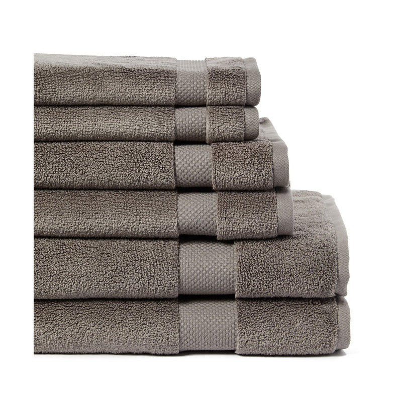 Ensemble de serviettes 6 pièces Yogik Premium Luxury , Gris