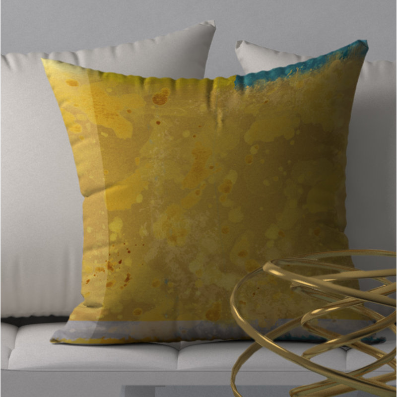 Magnifique housse de coussin décorative carrée/insert, 20 po x 20 po