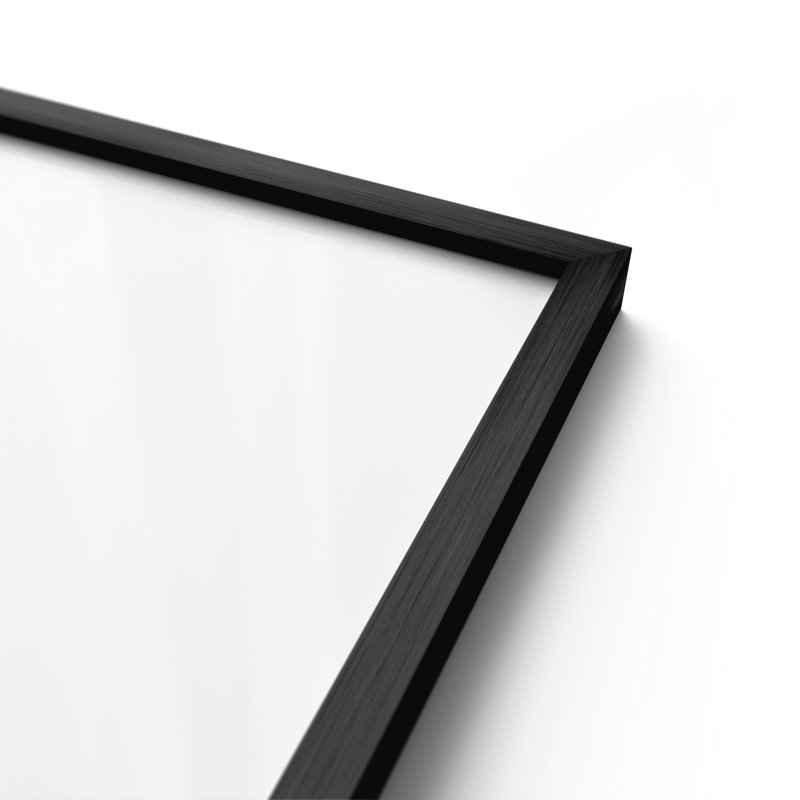 Cadre photo en métal, Noir, 12 po x 16 po