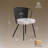  19" Seat Height Rattan Dining Chair - Wingback Dining Room Seat With Metal Legs For Home, Kitchen(Set of 2)-697157272-671779166