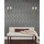 Graceful Geo Geometric Metallic Wallpaper Roll-2030095269
