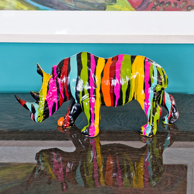 Adrihanna Animals Figurines & Sculptures, Black