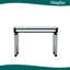 Console miroir antique avec rangement ouvert