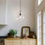 Luminaire suspendu en verre martelé Modern Farmhouse pour îlot de cuisine (paquet de 1)-2102254340-2102254336