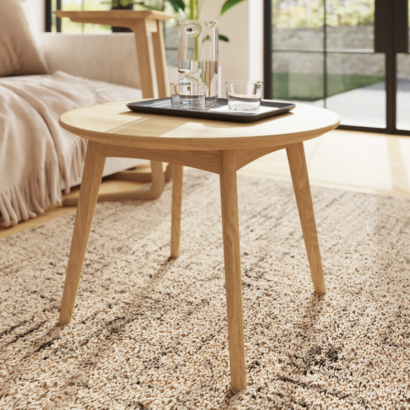 Newark Ash Round Four Leg Coffee Table