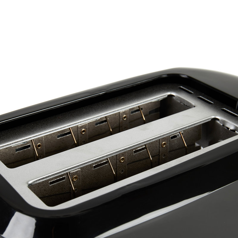Essentials White 2 Slice Toaster - Compact Design With 6 Browning Controls - Anti-jam Function - Easy To Clean With Removable Crumbs Tray - 700w