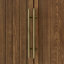 Armoire-penderie moderne en bois massif à 4 portes avec 4 tiroirs, garde-robe et étagères, chêne brun chaud-383996573