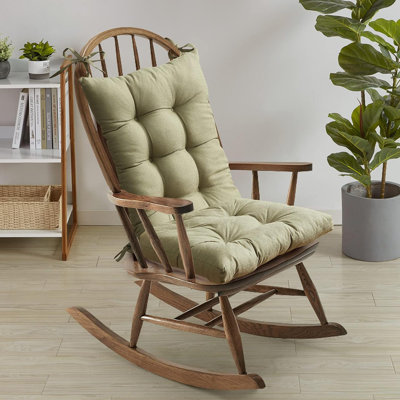 Coussin de chaise berçante de qualité supérieure avec coussinets capitonnés et antidérapants