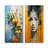 Tangerine Tapestry Orange Fruit - Fruits Canvas Prints Set Of 2-19004839-19004762