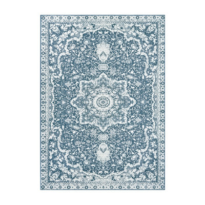 My Magic Carpet  Blue Washable Rug