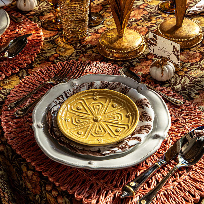 Jardins Du Monde Dessert/Salad Plates Assorted, Daffodil